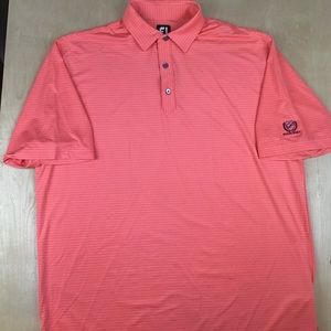 Footjoy Mens XL Performance Golf Polo Shirt Pinecrest Golf Club Bluffton SC